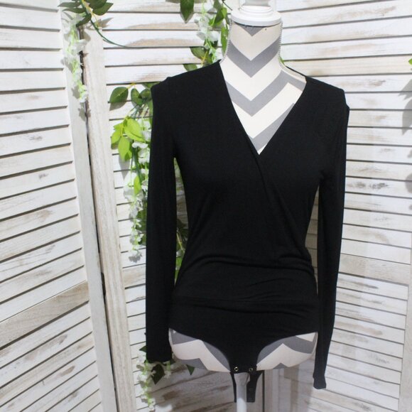J Crew 365 Black Long Sleeve Body Suit - Picture 4 of 12